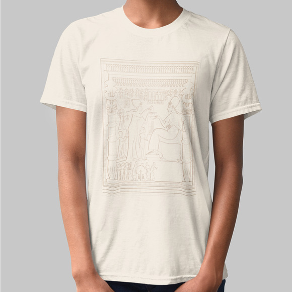 Egyptian Pharaoh Served by The Queen Tee - Picture 5 of 5